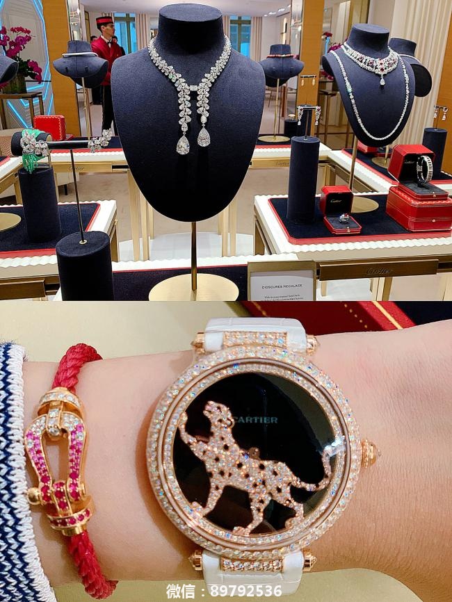 卡地亚过年礼物100多万的豹子手表,高端珠宝鉴赏 谢谢Irene的邀请