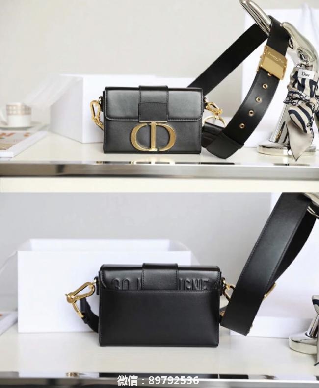 Dior Montaigne蒙田mini盒子包黑色