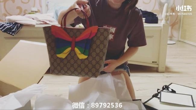 Gucci儿童蝴蝶购物袋 第一次从官网下单，找了好多专柜，或者朋友代购，一直都买