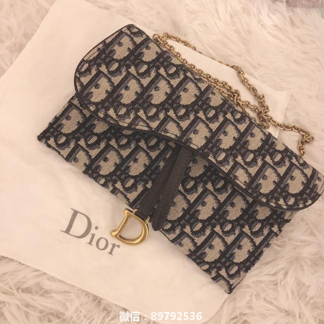 Dior老花woc链条包 女孩必备黑色小包