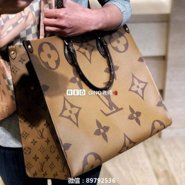 GINO老师包包购Louis Vuitton 大logo系列实物上身图