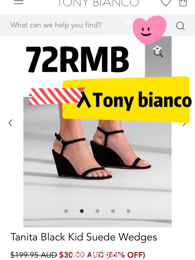 澳洲 | 72RMB入Tony Bianco