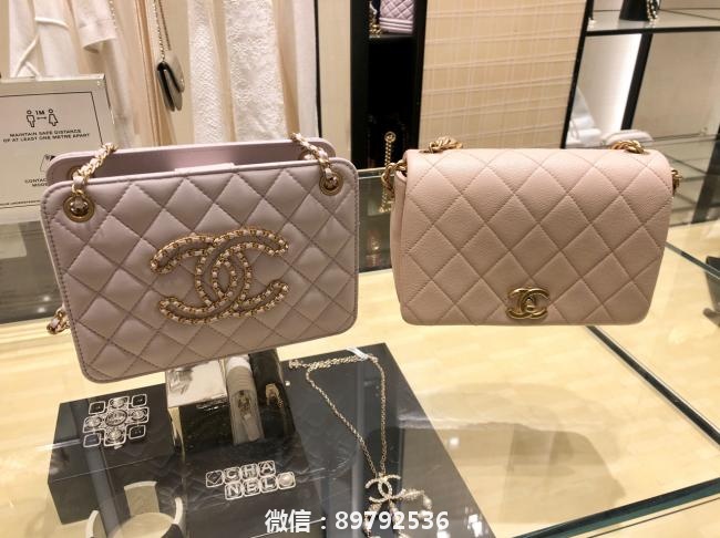 Chanel香芋紫  beige 浅粉flapbag