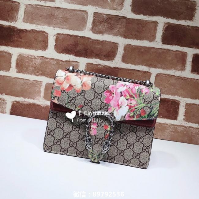【适合春天的包包·第三弹】Gucci印花款酒神包，把花花背在身上#古驰 GUCCI