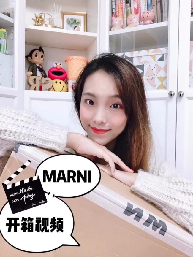 marni新包包开箱视频 2019年第一只new bag Marni购物袋