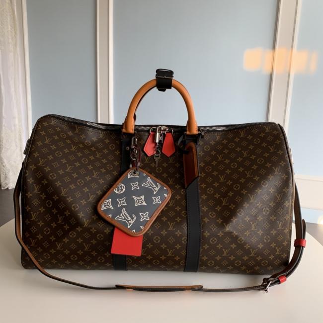 M56855 KEEPALL BANDOULIERE 旅行袋Patchwork