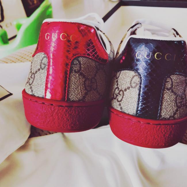 生日礼物Gucci#古驰 GUCCI 男鞋 去年买的了 当时对红底是一见钟情