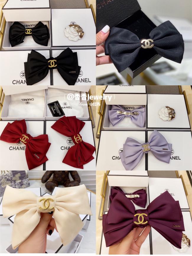 超美蝴蝶结发夹,Dior Chanel 蝴蝶结发夹