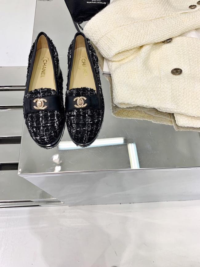 Chanel vintage系列乐福鞋