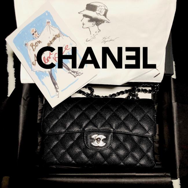 Chanel cf 小号黑色牛皮#Chanel 香奈儿 购于多伦多chanel bloor总店