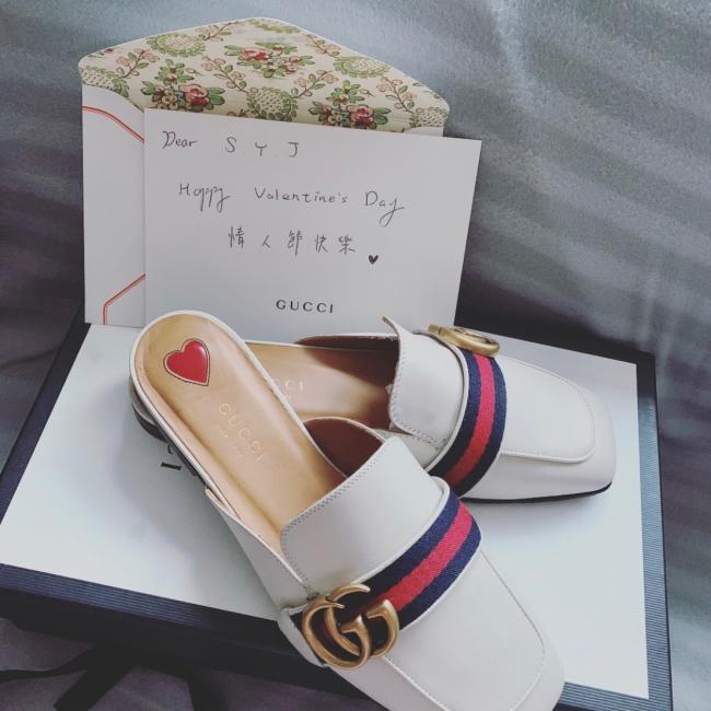 Gucci拖鞋 Dior墨镜 情人节礼物 送女朋友