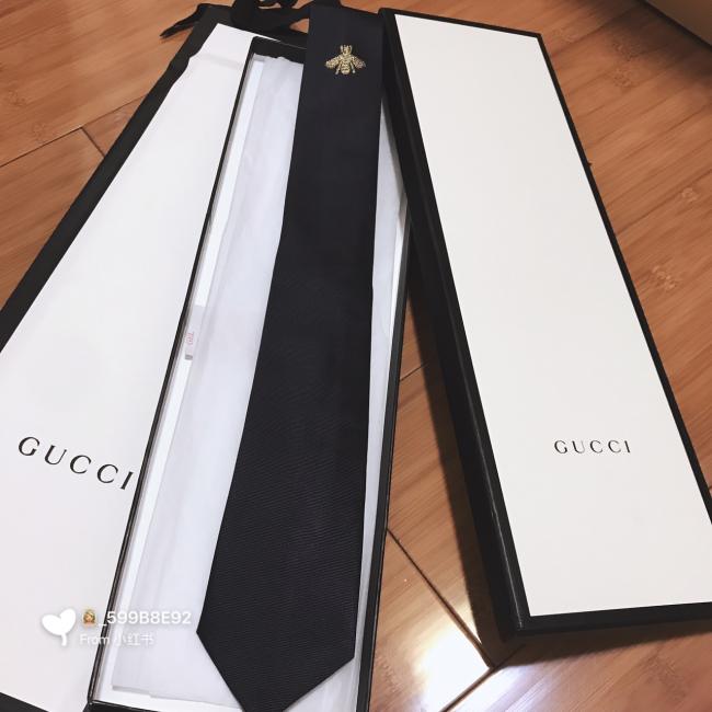Gucci领带小蜜蜂系列超可爱,情人节礼物