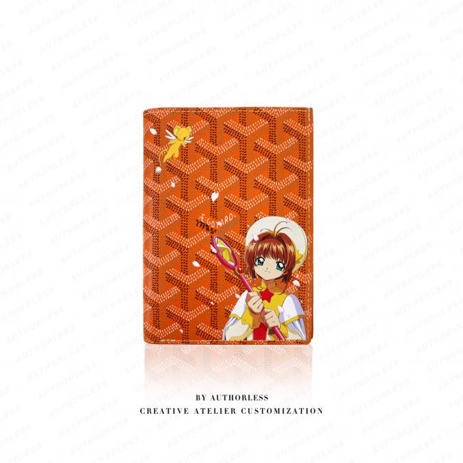 Goyard橙色钱包 对开钱包 百变小樱设计定稿 #高雅德 Goyard #AU