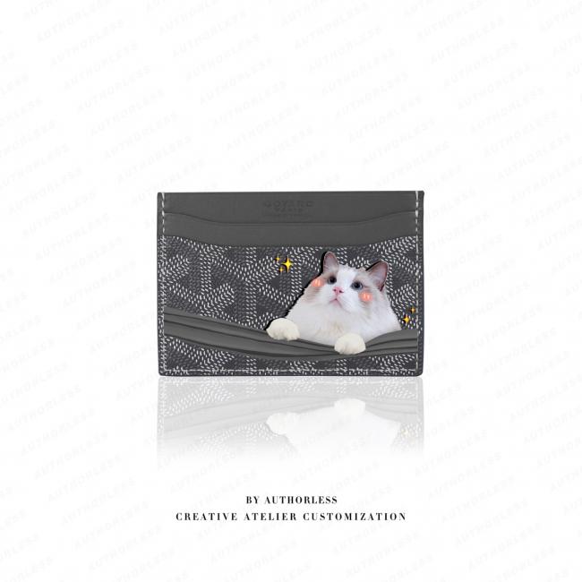 AUTHORLESS: Goyard卡包 将小伙伴的可爱猫咪定格在卡包上