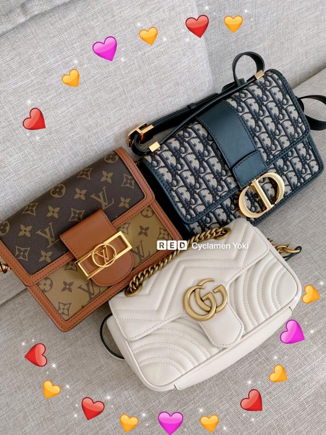 Gucci Lv Dior包入门级最百搭三款奢侈品包