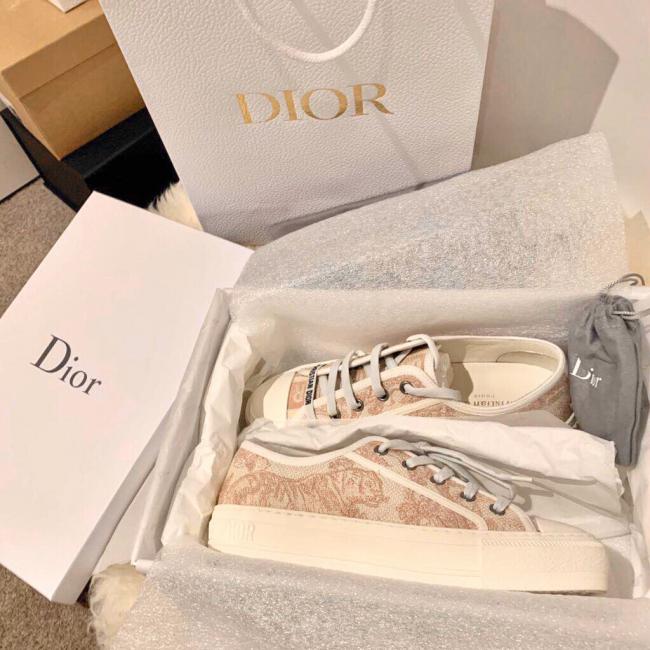 指数潮鞋: Dior 新款超嫩的粉色老虎刺绣鞋 Dior 新款超嫩的粉色老虎刺绣鞋