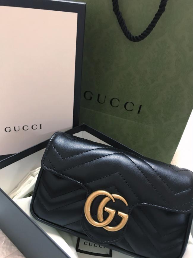 生日礼物 Gucci Marmont Supermini ✨