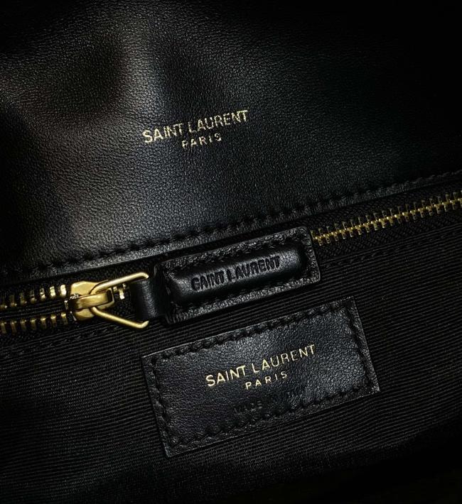 Saint Laurent新款 LOULOU PUFFER 绗缝漆皮邮差包 细腻舒适 高档时尚
