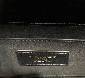 Saint Laurent 链条风琴包442906，王子文同款，顶级进口牛皮牙签纹