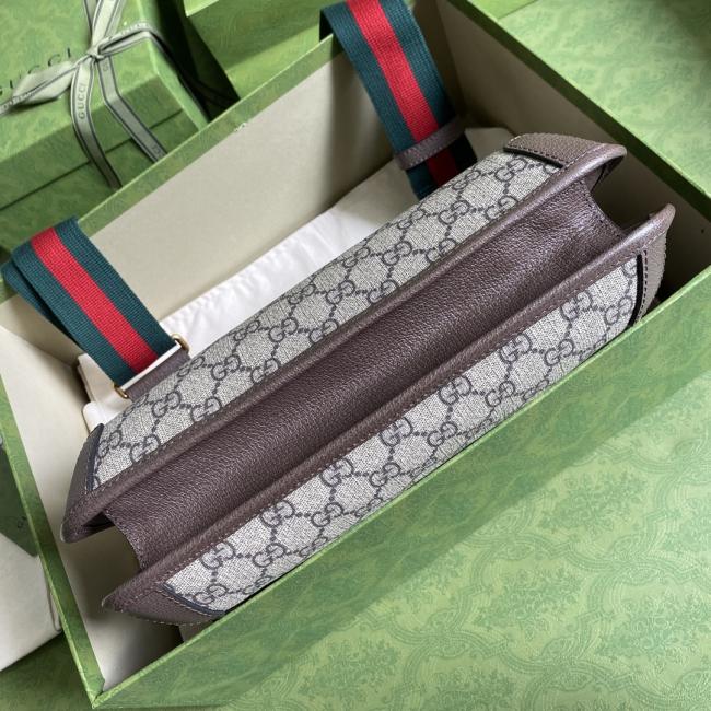 Gucci Ophidia 4956 中号手提包，复古设计，品牌马术本源