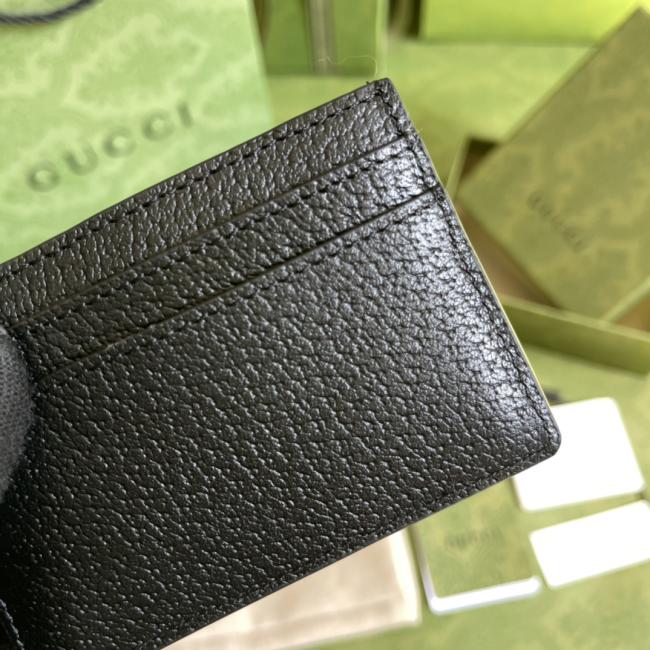Gucci 5231 经典GG图案卡包，独家绿盒包装