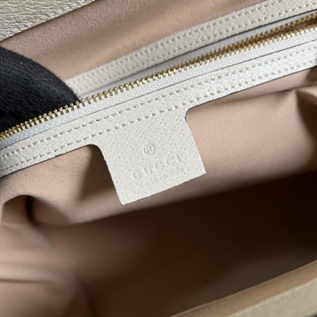 Gucci MEO Vintage手袋-白色，无边序曲系列