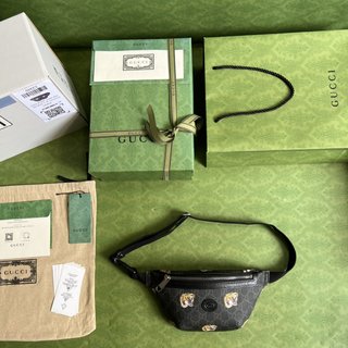 Gucci 6751 绿盒包装腰包/斜挎包