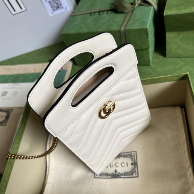 GUCCI GG Marmont 699756 绿盒包装迷你手提包
