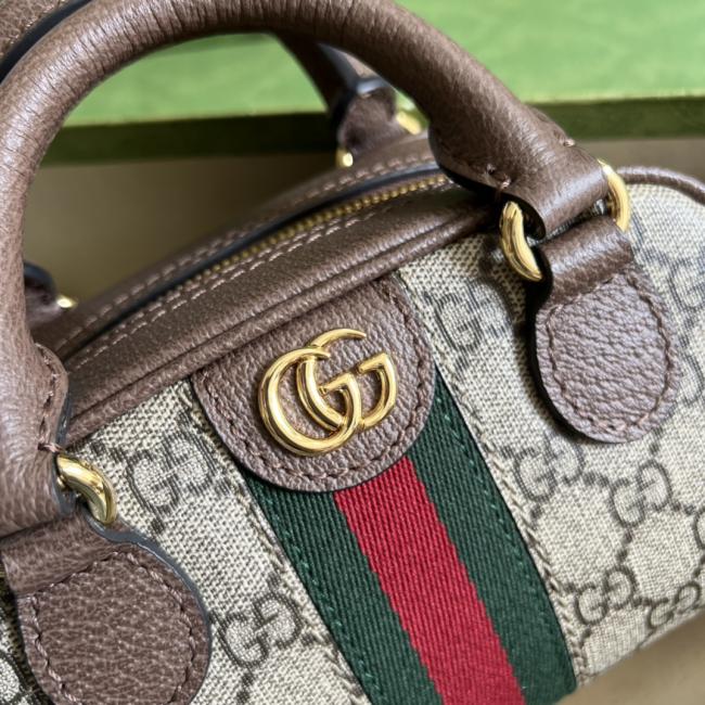 Gucci Ophidia系列迷你GG手提包，GG Supreme帆布，全新系列